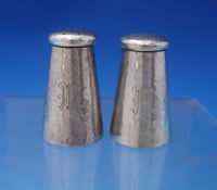 Shreve Sterling Silver Salt and Pepper Shaker Set 2pc 2" x 1 1/8" 1.3ozt (#7245)