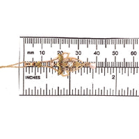 10k Yellow Gold Lavaliere Pendant .15ct Diamond and Pearls (#J4820)
