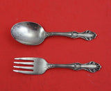 Georgian Shell by Frank Whiting / Concord Sterling Silver Baby Set Orig 4 1/4"
