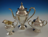 Puritan by Gorham Sterling Silver Coffee Set 3pc  (#2487)