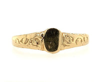 14k Gold Baby Signet Ring Blank Fancy Infant Children's Jewelry (#J5964)