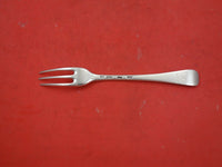 Georgian English Sterling Silver Dinner Fork Engraved Griffin / Lion 7 1/2"