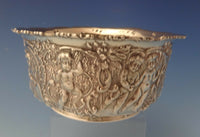 Tiffany & Co. Sterling Silver Child's Set 2pc Bowl & Underplate w/Cupids #0111