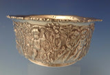 Tiffany & Co. Sterling Silver Child's Set 2pc Bowl & Underplate w/Cupids #0111