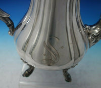 Rose Point by Wallace Silverplate Tea Set 5pc (#6285)
