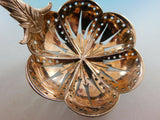 Gorham Sterling Silver Sugar Sifter GW w/ Christian Motif Cross & Leaves Pierced