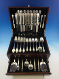 Gebelein Sterling Silver Flatware Set Service Boston Arts and Crafts 91 Pcs Rare