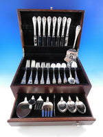 Quintessence by Lunt Sterling Silver Flatware Set 8 Service 49 pieces Floral