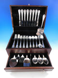 Quintessence by Lunt Sterling Silver Flatware Set 8 Service 49 pieces Floral