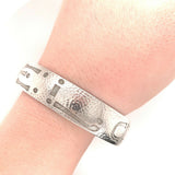 Sterling Cuff Bracelet WoHeLo by JJ White Co (#J5478)