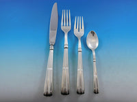 Monte Napleone by Calegaro Buccellati Italy Sterling Silver Flatware Set 130 pcs