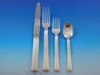 Triade by Christofle France Silverplated Flatware Set for 12 Service 61 pieces