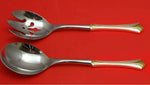 Regency Shell Gold by Lunt Sterling Silver Salad Serving Set 2pc HHWS  Custom