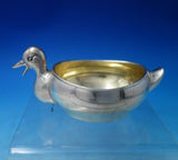 Italian Sterling Silver Sauce Boat Duck Shape Unusual 2 1/2" x 5 1/4" (#6250)