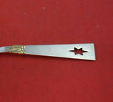Christmas Spoon by A. Michelsen Danish Sterling Silver Teaspoon 1940 Star 6 1/2"