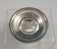 Rose Point by Wallace Sterling Silver Demitasse Cup with Saucer and Liner #3064