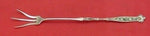 Dresden by Whiting Sterling Silver Lettuce Fork Enameled 9 1/8"