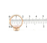 14k Rose Gold 1.11ct Half Moon Genuine Natural Diamond Wedding Set (#J5515)