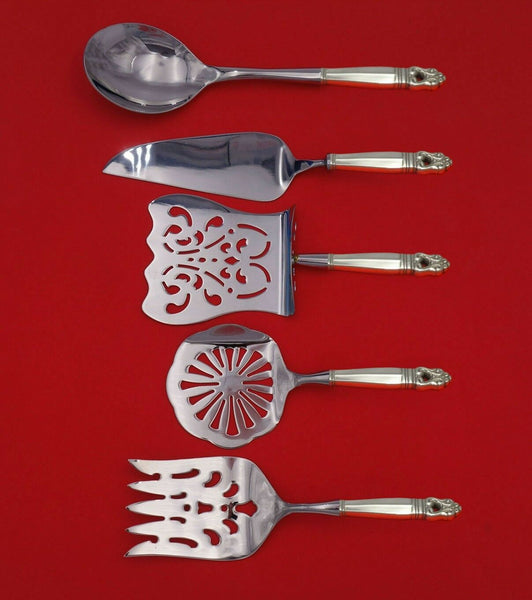 Royal Danish by International Sterling Silver Brunch Serving Set 5pc Custom Made