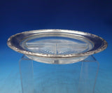 Sterling Silver Relish Tray Round with Etched Glass 8" (#6469)