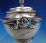 Medallion by Newell Harding and Co Coin Silver Sugar and Creamer Set 2pc (#4017)