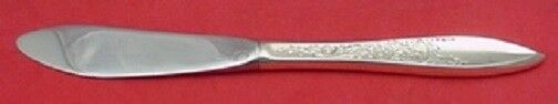 White Paisley By Gorham Sterling Silver Master Butter Knife Hollow Handle 7 1/4"