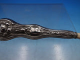 Sterling Silver and Bone Toothbrush Art Nouveau Roses Vintage (#6683)