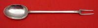 Queen Anne Williamsburg By Stieff Sterling Silver Sucket Fork 7"