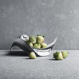 Georg Jensen Mirror Polished Stainless Steel Cobra Bowl Small New