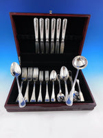 Puiforcat French 950 Sterling Silver Flatware Set Dinner Service 60 pieces