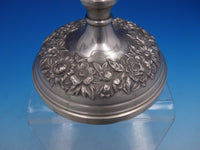 Repousse By S. Kirk & Son Weighted Sterling Silver 3-light Candelabra (#4118)