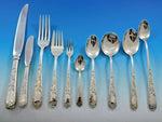 Old Maryland Engraved by Kirk Sterling Silver Flatware Set Service 108 pc Dinner