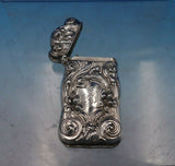 Sterling Silver Match Safe Floral 2 1/2" x 1 1/4" (#6561)