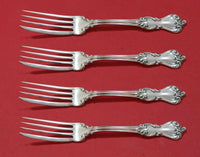 Marlborough by Reed and Barton Sterling Silver Fish Fork Set 4pc AS Custom Made