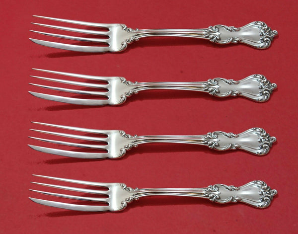 Marlborough by Reed and Barton Sterling Silver Fish Fork Set 4pc AS Custom Made