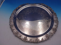 Vintage Plain by International Silverplate Punch Set 15Pc Bowl Cups Tray (#6574)