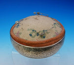 Gorham Sterling SIlver Pin Cushion Round Large BC Floral Motif #B276 (#3569)