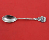 Floral by Tiffany and Co Sterling Silver Demitasse Spoon with Pansy 4" Heirloom