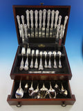 American Beauty by Shiebler Sterling Silver Flatware Set 8 Service 90 pcs Dinner