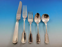 Fiddle Thread by Frank Smith Sterling Silver Flatware Set Dinner Service 40 Pcs
