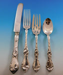 Les Cinq Fleurs by Reed & Barton Sterling Silver Flatware Set 8 Service 32 pcs