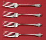 Grand Colonial by Wallace Sterling Silver Fish Fork Set 4pc AS Custom 7 1/4"