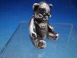 Italian Sterling Silver Figurine Teddy Bear Un'Idea Vesita D'Argento (#6702)