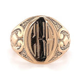 10k Yellow Gold Antique Signet Ring Jewelry (#J5688)