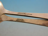 Lebolt Sterling Silver Flatware Set Hand Wrought Chicago 44 pc B Monogram Dinner