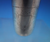 Polish Sterling Silver Kiddush Cup with Engraved Crest 2" x 1 3/8" (#6850-2)