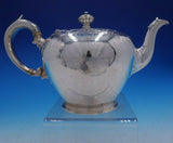 Victorian 1837 English Silver Hand Chased Tea Pot by Charles Gordon (#4246)