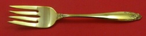 Prelude Vermeil By International Sterling Silver Salad Fork 6 1/2" Gold