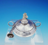 George A. Henckel Sterling Silver Cigar Lighter / Oil Lamp #49H (#3762)