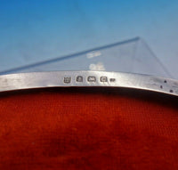 Charles S. Green English Sterling Silver Jewelry Box with Red Velvet Pad (#4061)
